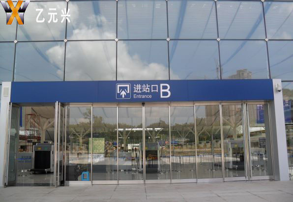 有框玻璃自動感應門 有框玻璃自動感應門